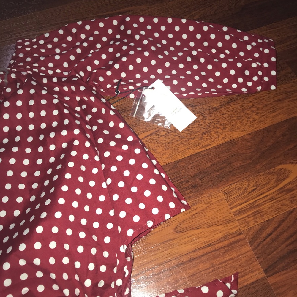 Mid Sleeve Tie Top